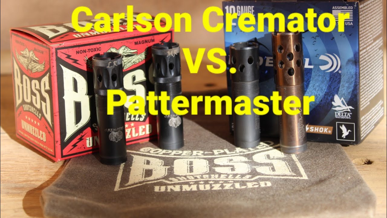 Carlson Cremator против Patternmaster (видео с демонстрацией шаблонов)