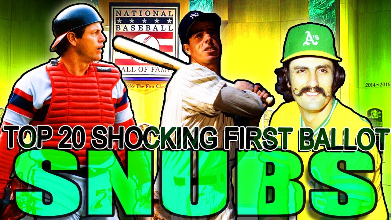 TOP 20 SHOCKING 1st Ballot Hall Of Fame SNUBS!!! You Won't Believe These  LEGENDARY NAMES!!!