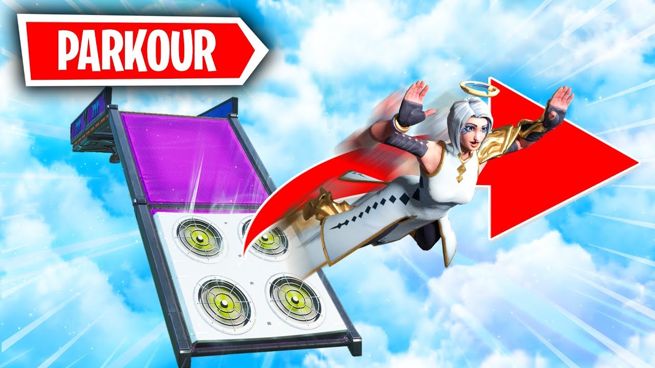 PARKOUR VELOCIDAD EN EL AIRE * APUESTA CON LEXOSI * FORTNITE PARKOUR