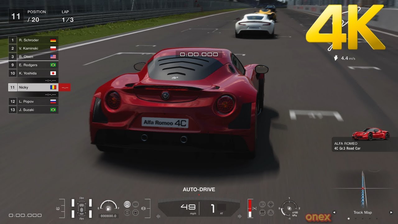 Gran Turismo 7: Alfa Romeo 4C Gr.3 Gameplay | 4K 60FPS