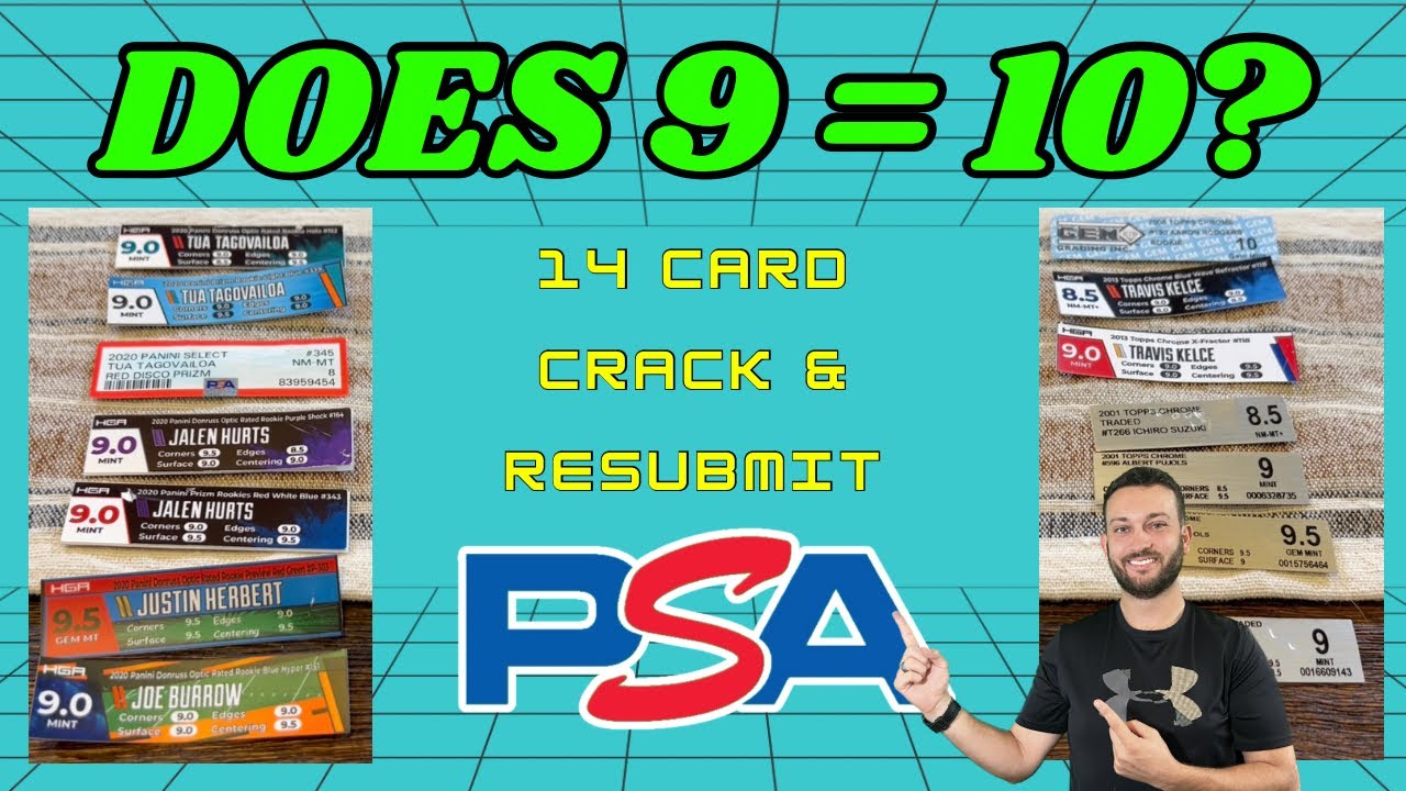 We Cracked 14 Mint Slabs and Resubmitted to PSA! Does a 9 = a PSA 10?!?
