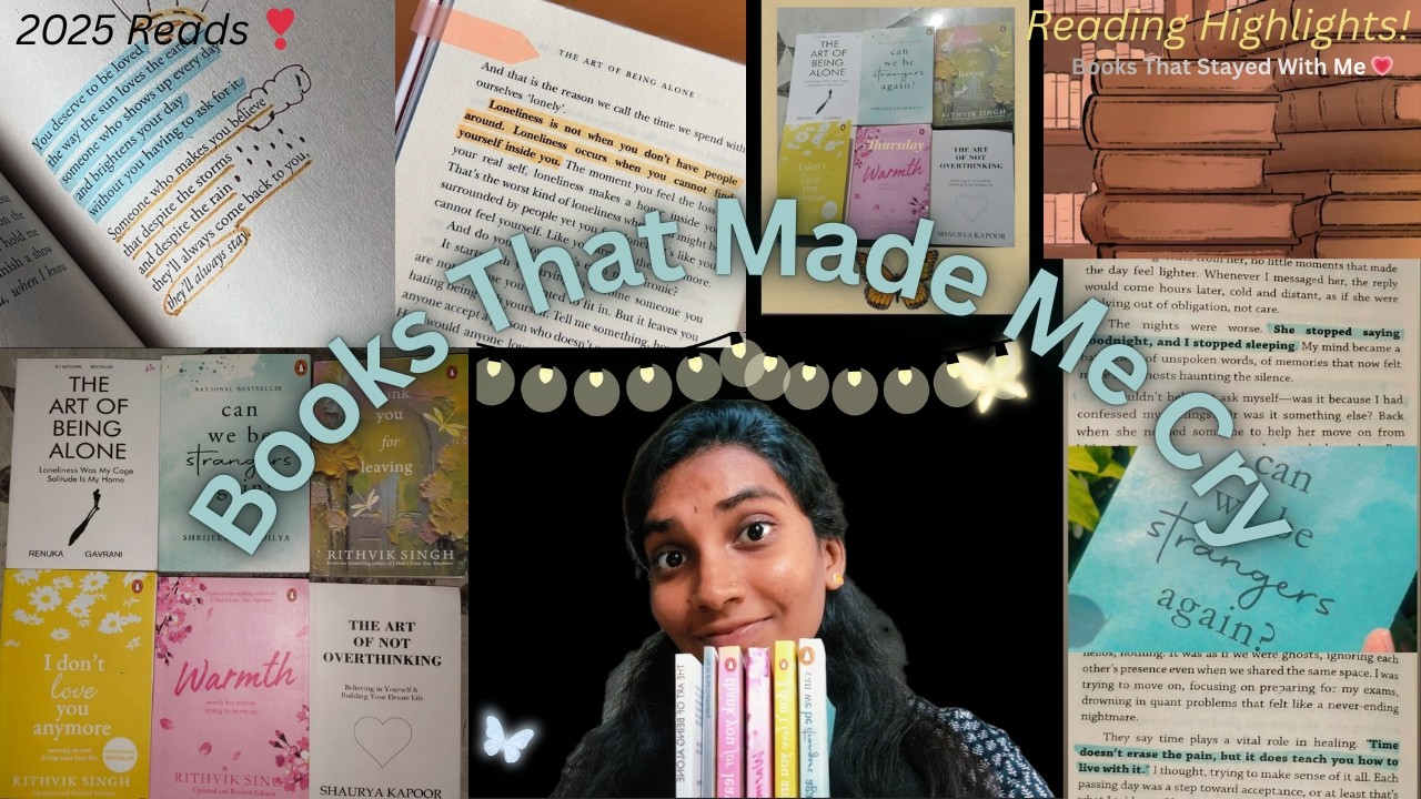 Books I Read Last Year That I’d Recommend! || Books I Loved ||  2025 Reads 📚🔥⭐🖤