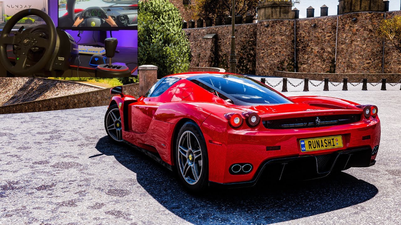 Ferrari Enzo 650 HP | Forza Horizon 5 Gameplay | Thrustmaster T300RS Steering Wheel
