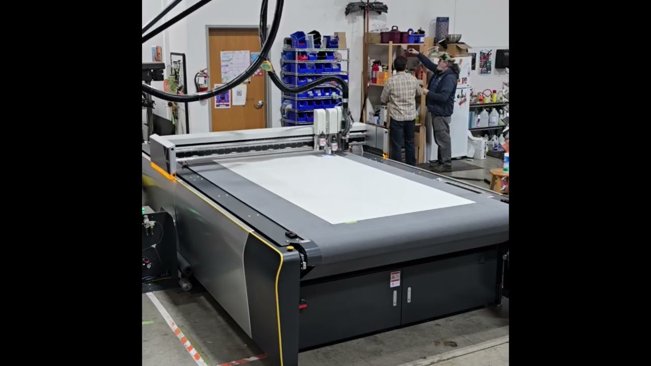 Apex M Series 2516 Flatbed Cutter in Action | Magnetic Drive Precision | ISA 2026 Booth 1311