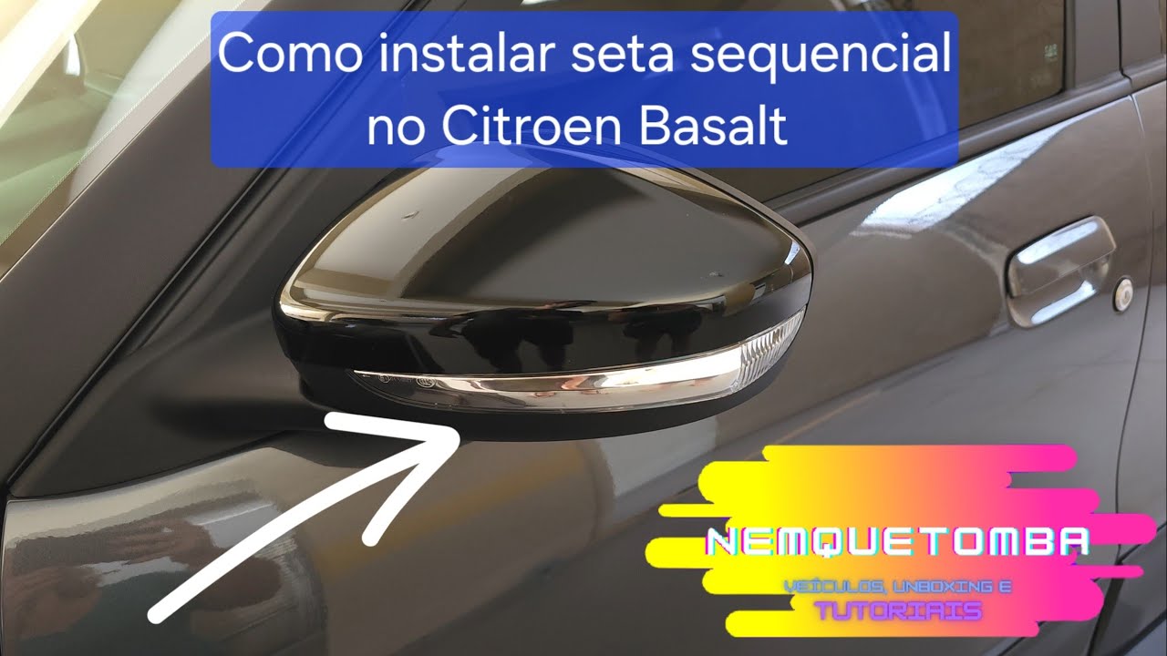 Como instalar seta sequencial no Citroen Basalt 
