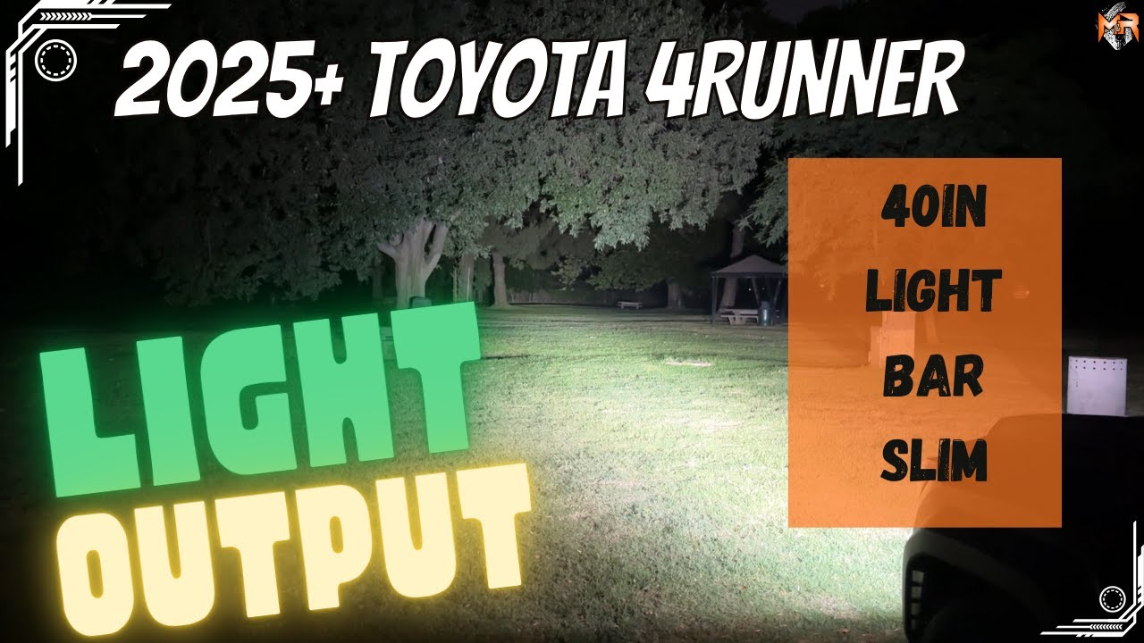 2025+ Toyota 4Runner Light Output 40in Light Bar SLIM | M&R Automotive