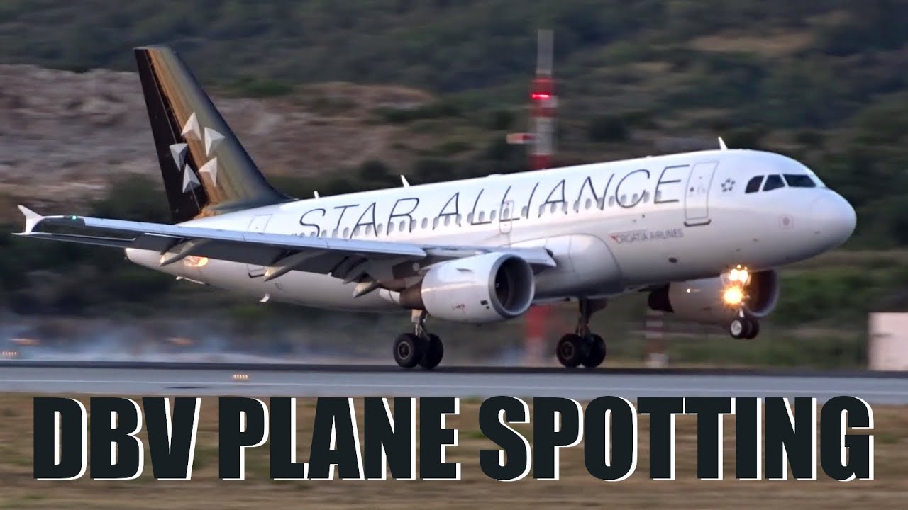 Dubrovnik Airport DBV/LDDU - 10 Minutes of Plane Spotting - No.2
