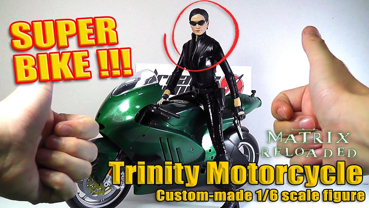 The Matrix Reloaded Trinity Bike [ 1/6 Scale Custom Repaint]