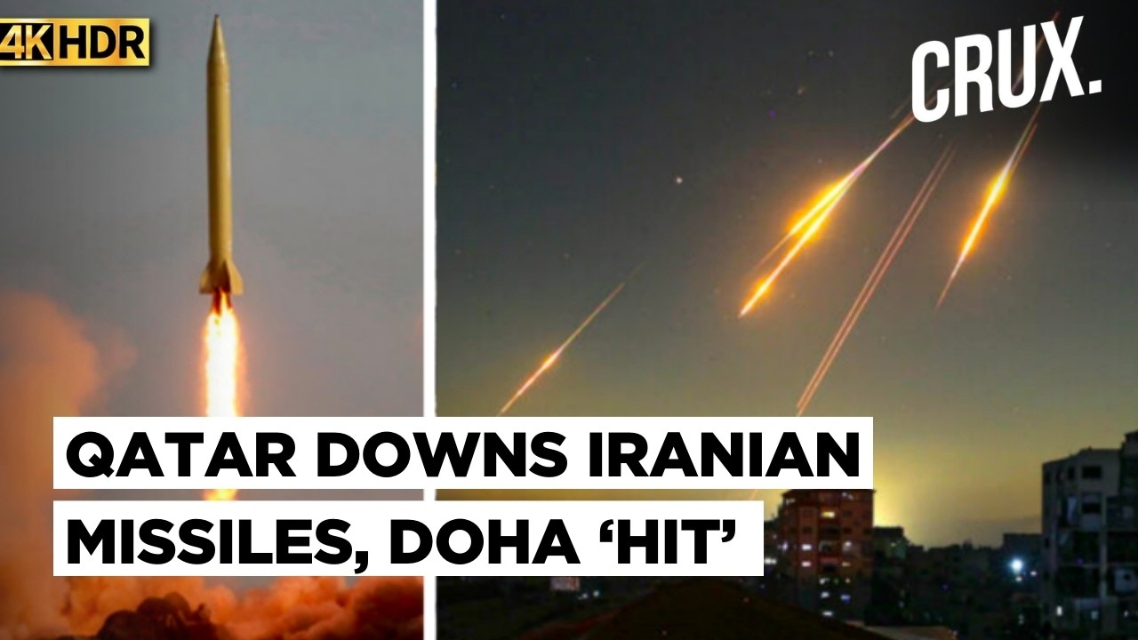 Watch: Qatar's Air Defence Systems Intercept Iranian Missile Attacks As Explosions Rock Doha