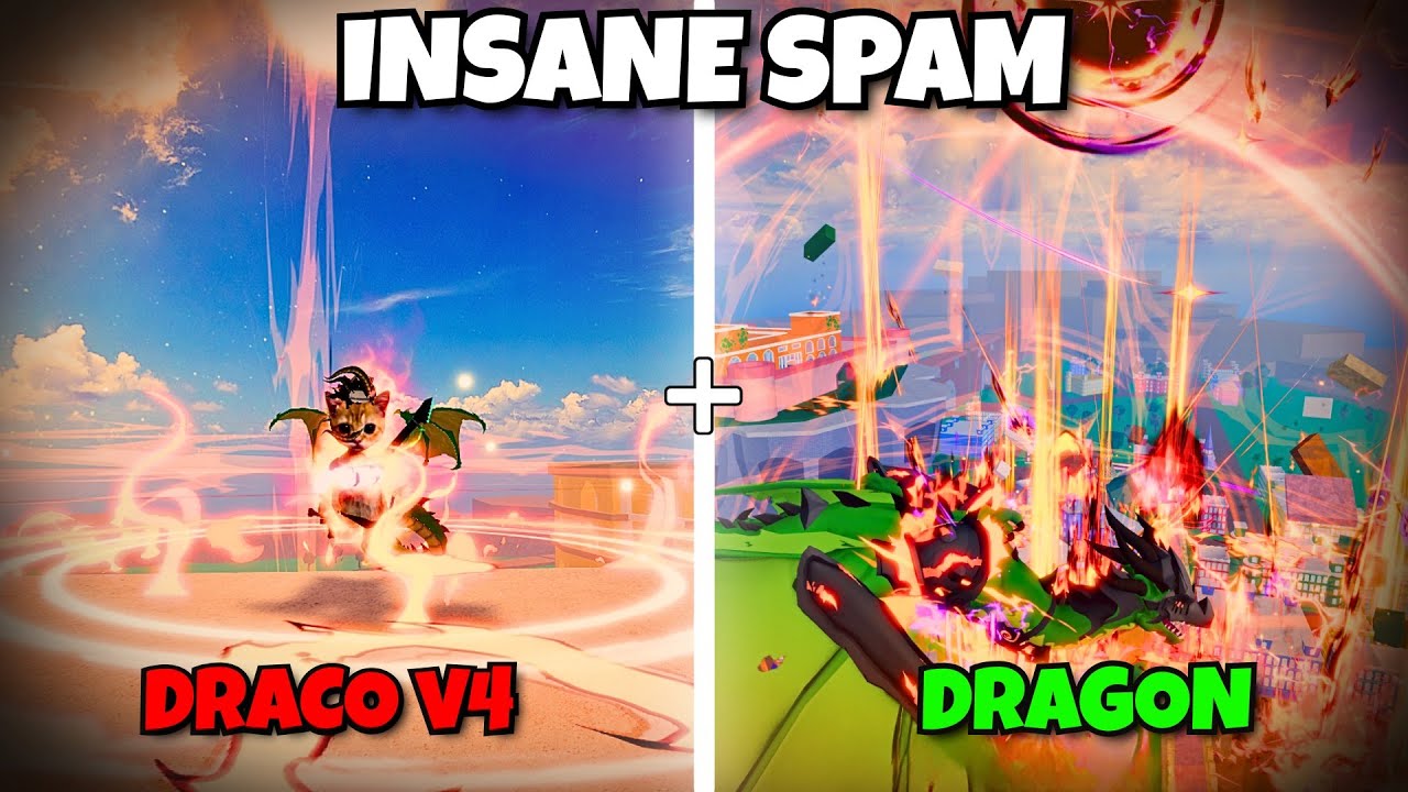 DRAGON + DRACO V4 настолько безумно СЛОМАН 💀... (bloxfruitspvp)