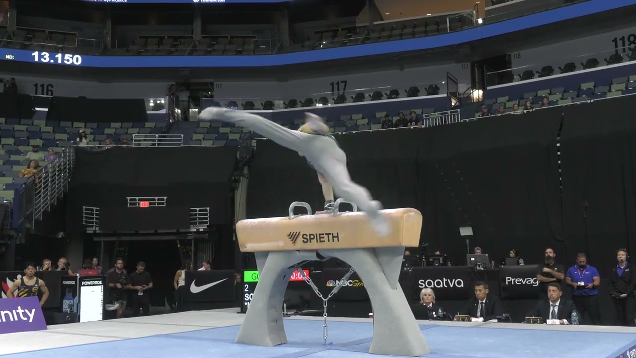 Michael Scheiner -  Pommel Horse -  2025 Xfinity U.S. Championships  - Senior Men Day 1