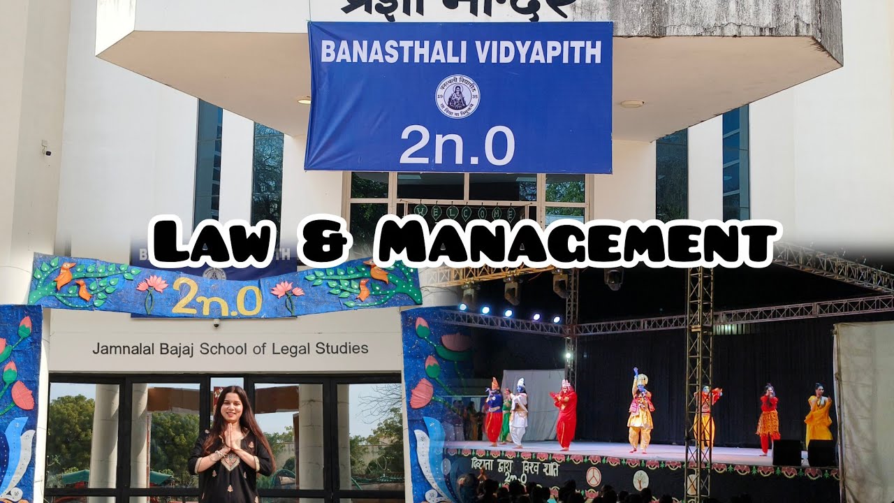 2n.0 Banasthali Vidyapith | Our Department Fest 2n.O Management and Law Department 