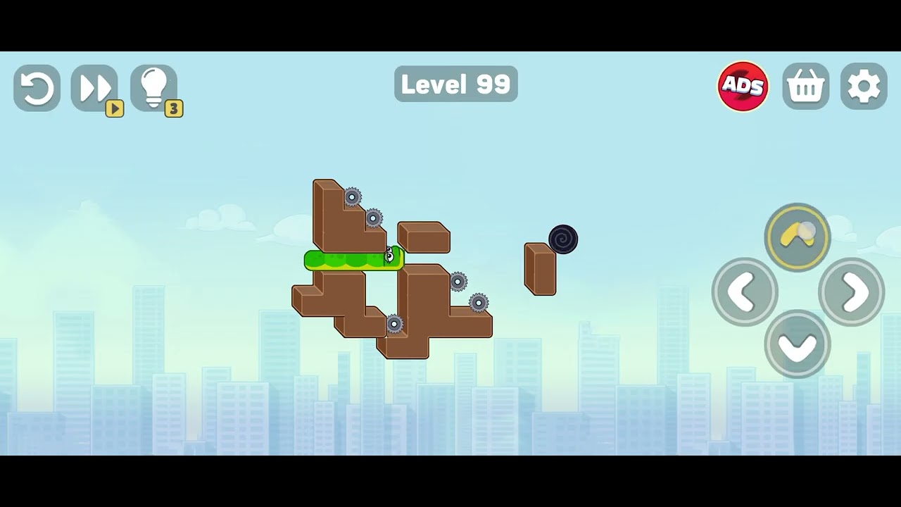 Snake Puzzle Slither to Eat Level 99 Walkthrough Solution