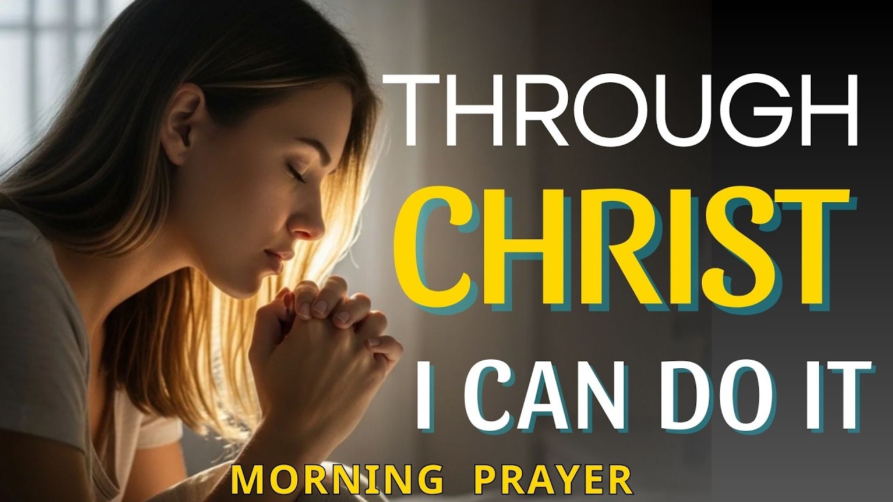 I Can Do All Things Through Christ | Powerful Morning Prayer for Strength & Victory | Morning Prayer