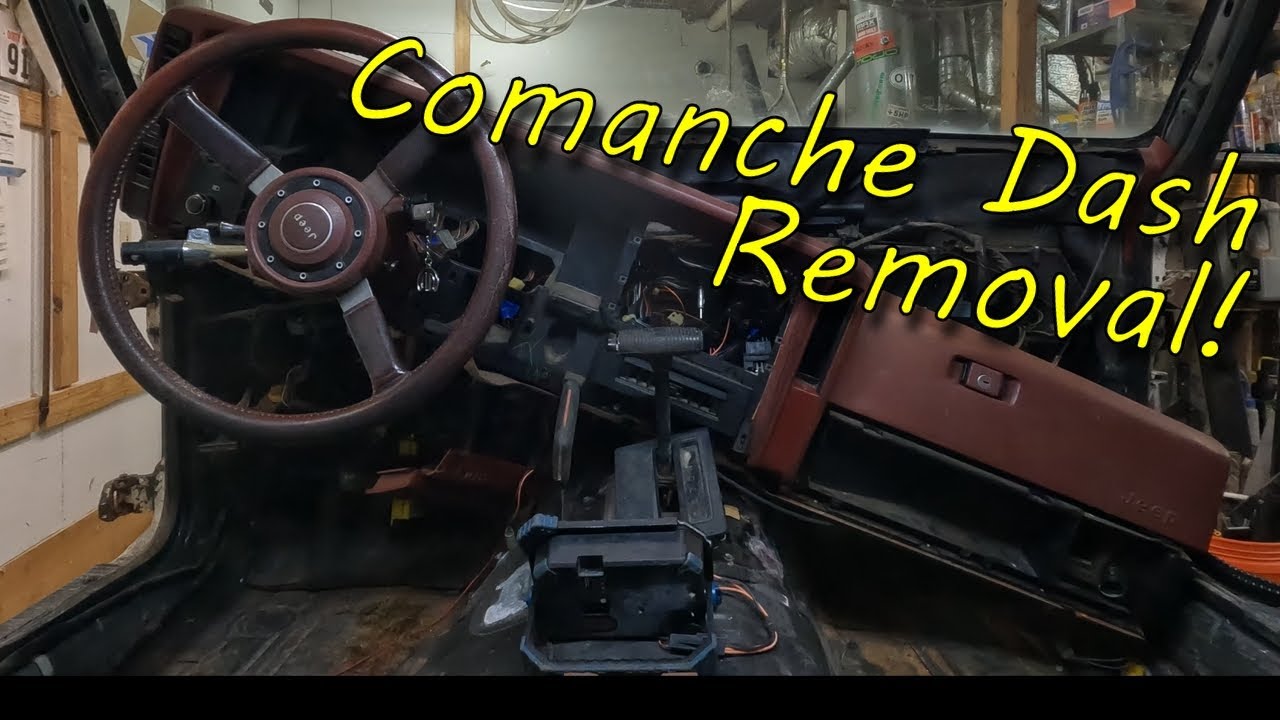 Jeep Comanche Dash Assembly removal