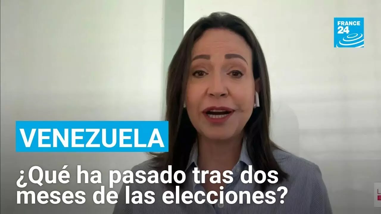 María Corina Machado en France 24: "A Maduro lo único que le queda es la violencia" • FRANCE 24