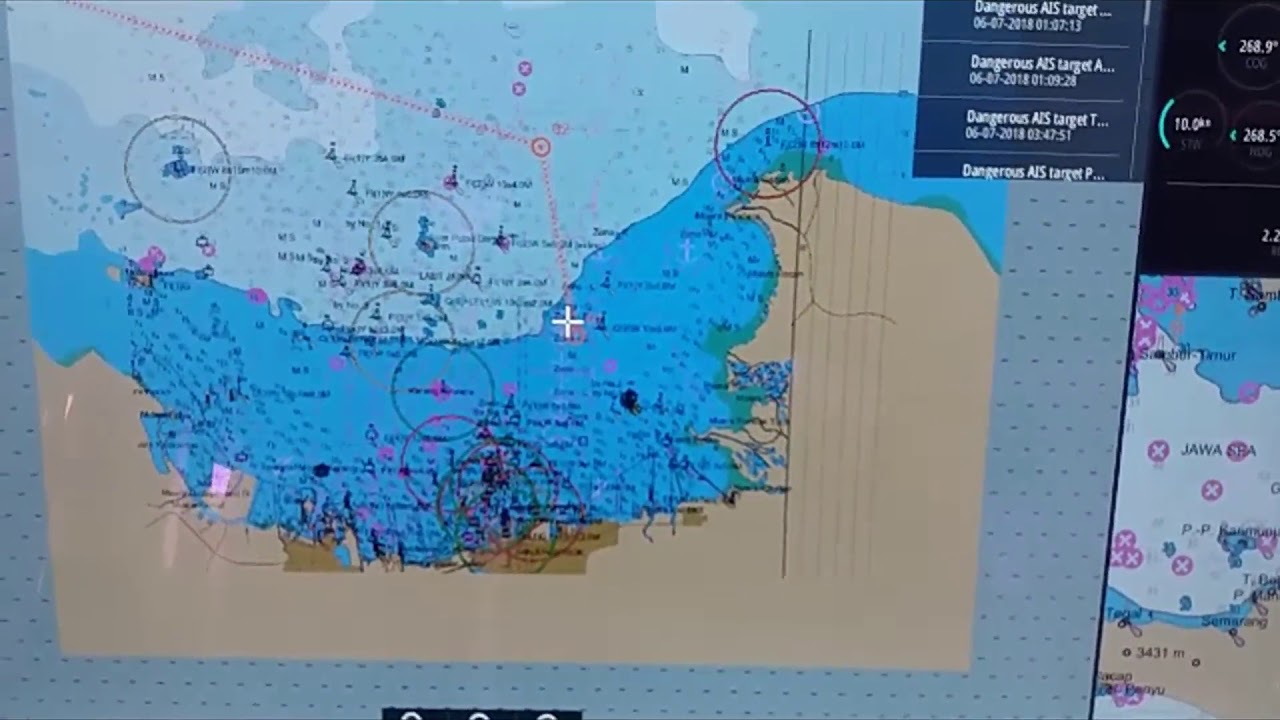 Cara membuat Route ECDIS SIMRAD