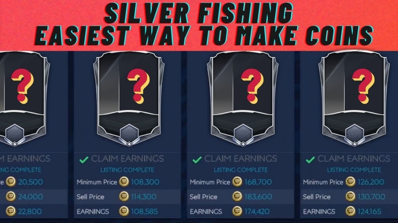 FIFA MOBILE 21 - HOW TO MAKE COINS / SILVER FISHING METHOD - EASIEST WAY TO MAKE COINS