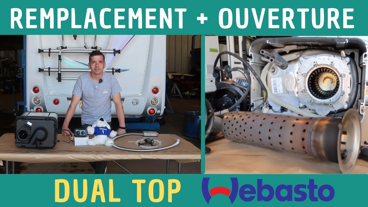 REMPLACEMENT du chauffage-chauffe eau WEBASTO Dual Top - *Instant Camping-Car*