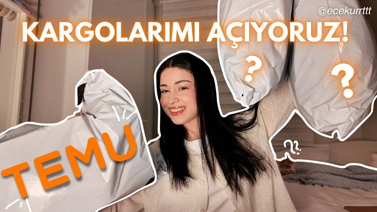 TEMU KARGOMU AÇIYORUZ! SU ÇEŞMESİ, MASAJ ALETİ?