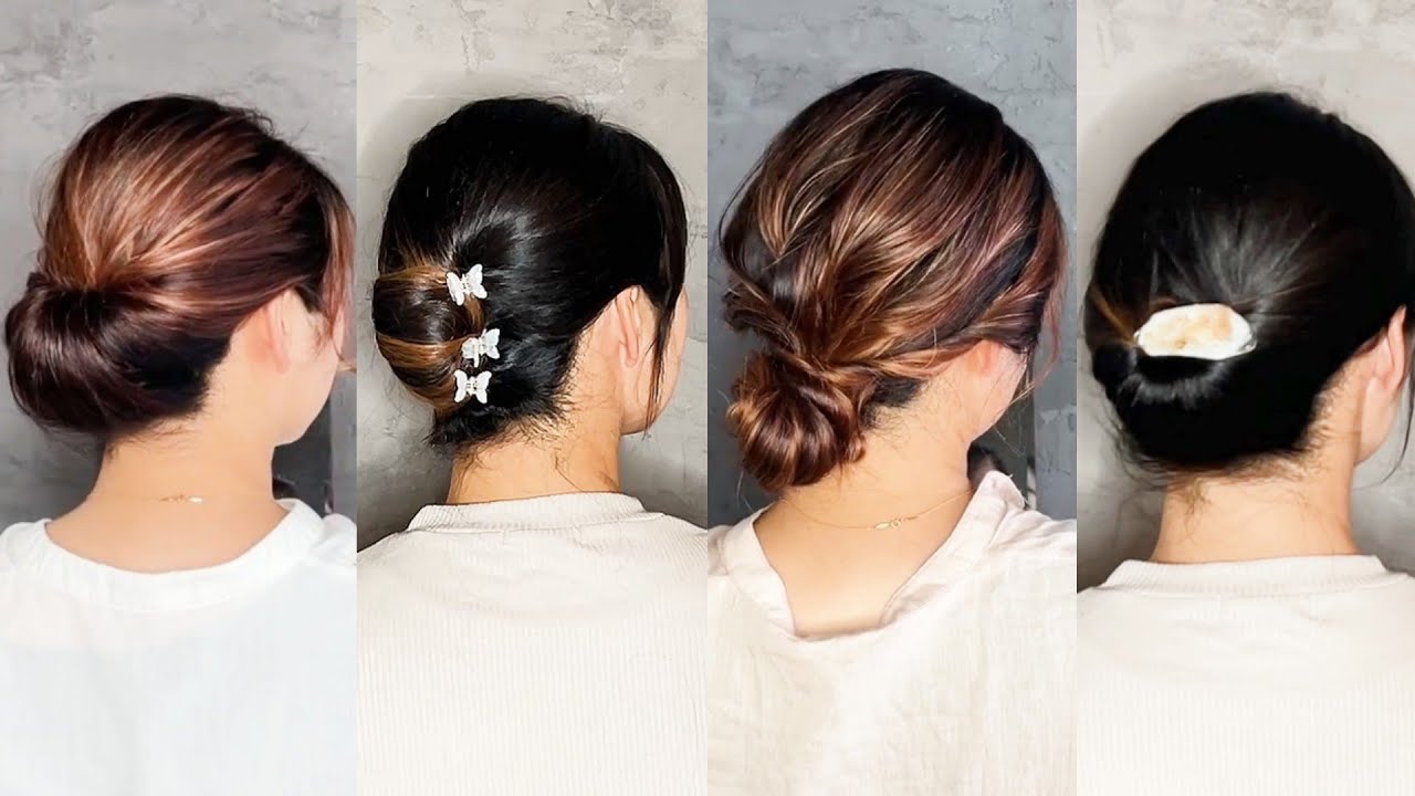 😍4 EASY DIY Elegant Hairstyles Compilation😍Hairstyle Transformations✨
