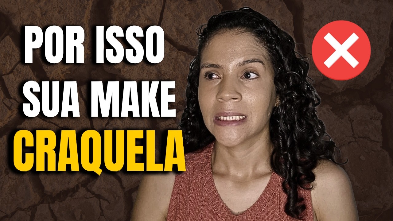 Saiba por que sua maquiagem está craquelando.
