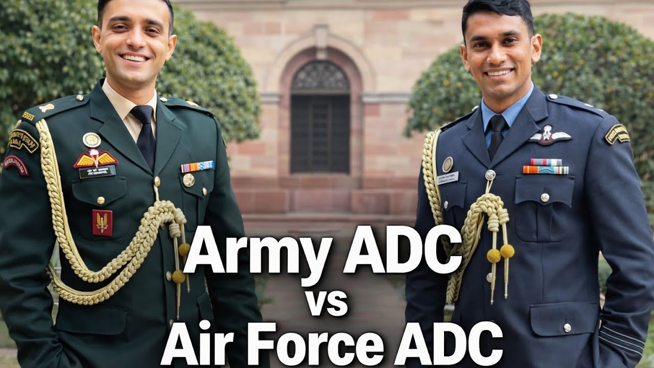 Army ADC or Air Force ADC &ndash; Who Is More Important #majorrishabhsinghsambyal #sqnldrsaorabhnair #adc 