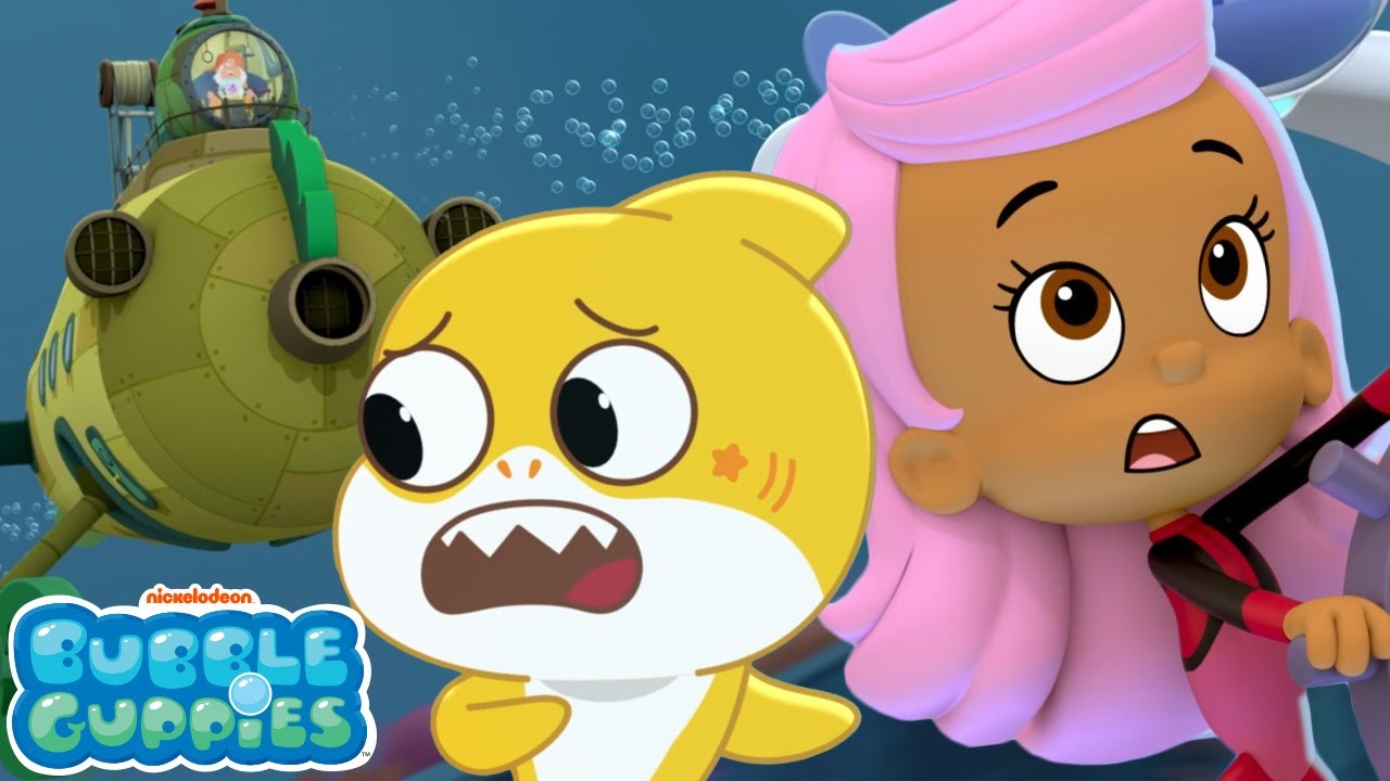 Molly & Baby Shark Escape Danger! ⚠️ | Full Scene | Bubble Guppies