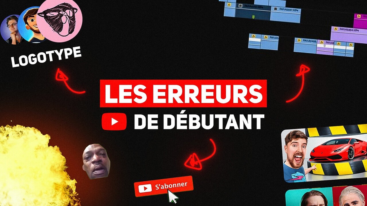 9 ERREURS DE DÉBUTANT SUR YOUTUBE