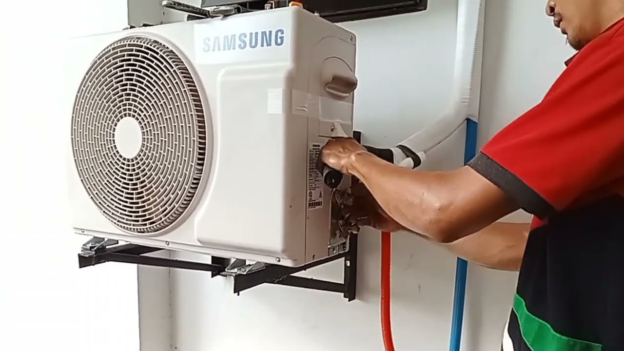 Samsung Digital Inverter 1.0hp Installation #airconditioner #splittype #acinstallation #samsung