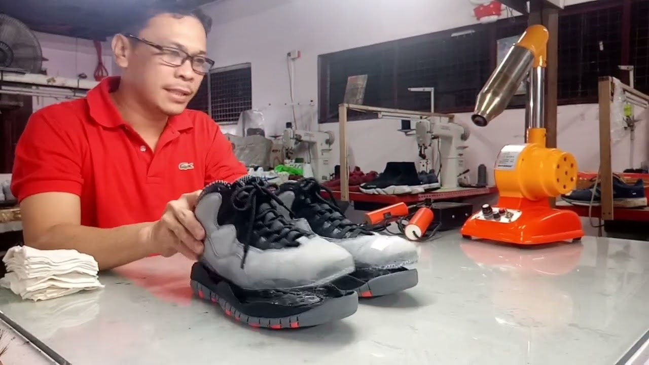 SHOE REPAIR PROCESS/ JORDAN 10 FULL REGLUE 👟👟👟