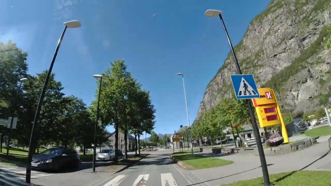 Scenic Drive to Kristiansund Norway in Summer 2024