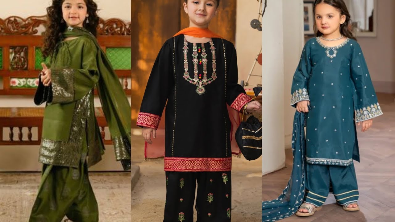Baby Girl Farshi Shalwar Designs for Eid 2026 | Baby Girl Dress Inspiration & Design Ideas