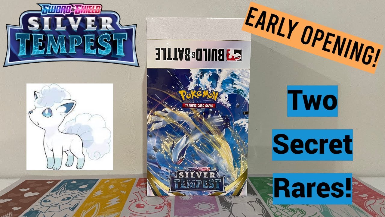 Pokemon Silver Tempest Case of Build and Battle Kits - EARLY OPENING! 2 Secret Rares!