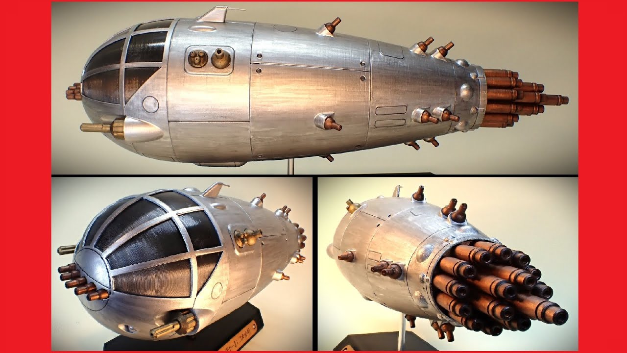 【DIY】『キャプテン・フューチャー』のコメット号を作ってみた!  Captain Future's Comet Ship