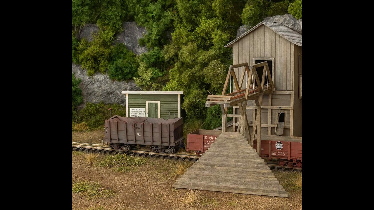 Planning Caden's Coal Mine Scene #modelrailroad #hotrains #modeltrains