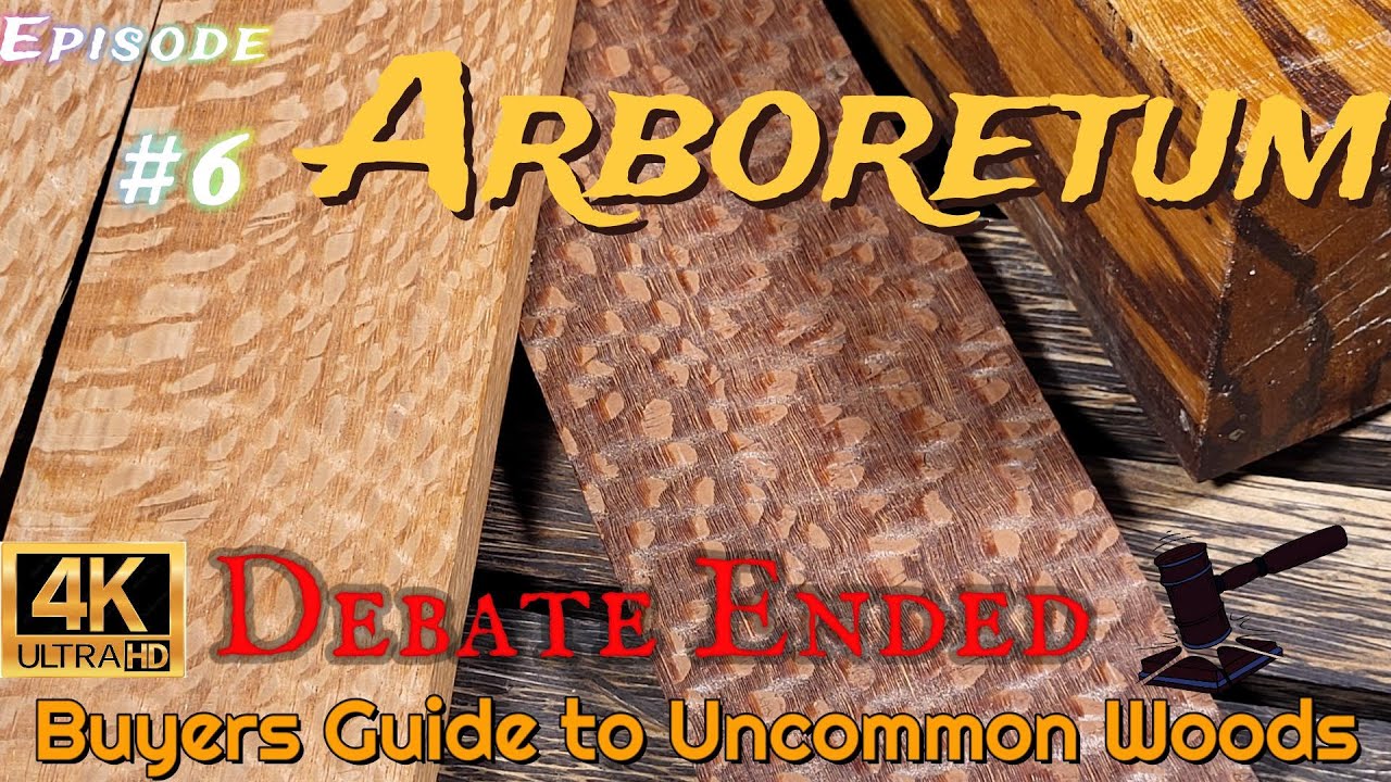 Lacewood, Leopardwood, Black Palmyra, Marblewood