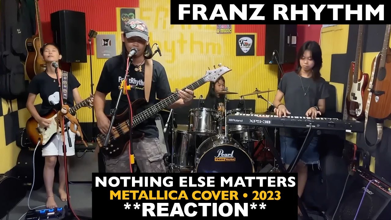 Musicians REACT to Franz Rhythm: Nothing Else Matters (Metallica cover 2023)