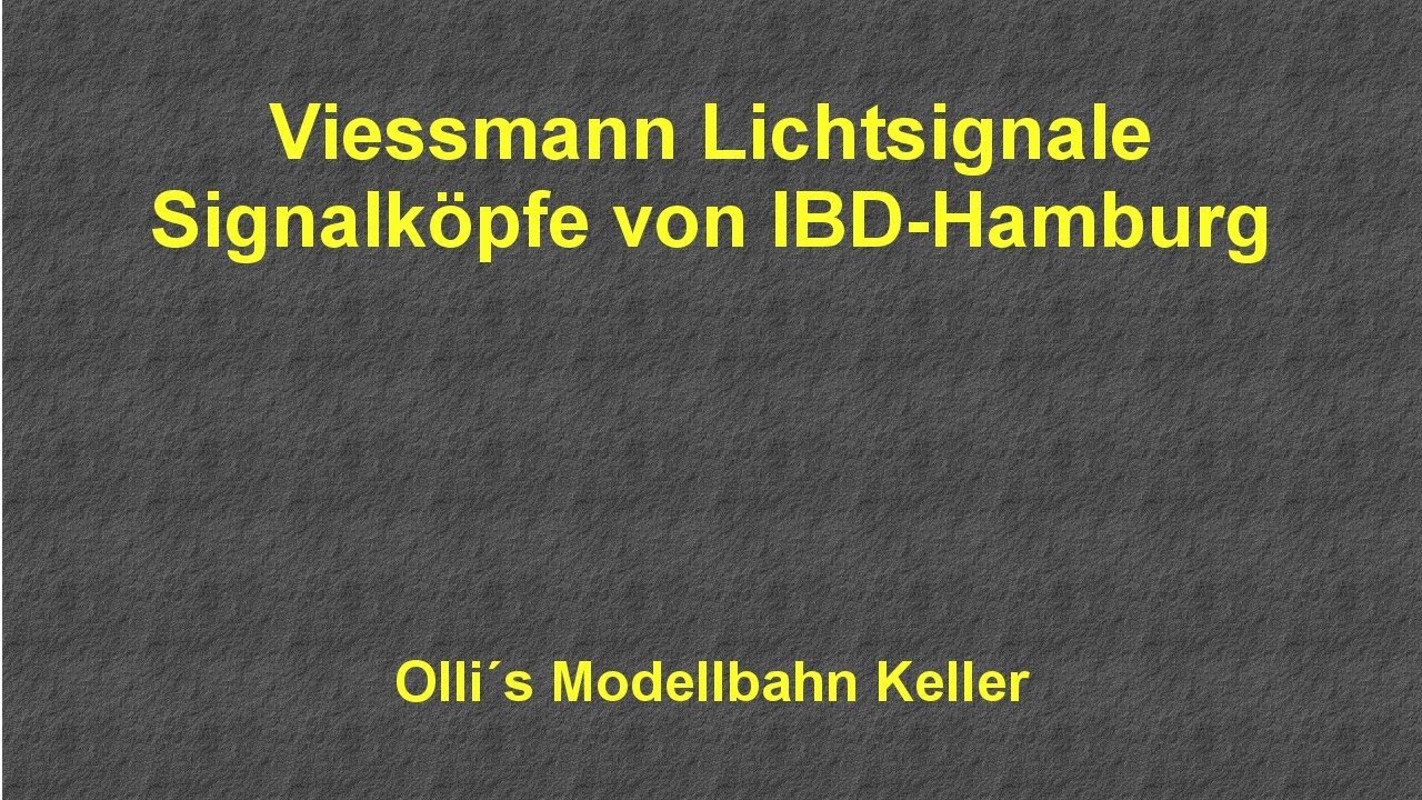 Viessmann Lichtsignal mit Signalkopf von IBD-Hamburg umrüsten