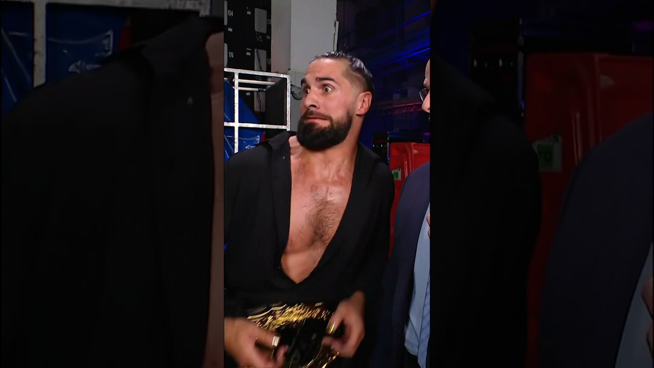 All because Seth Rollins ripped his pants 😂