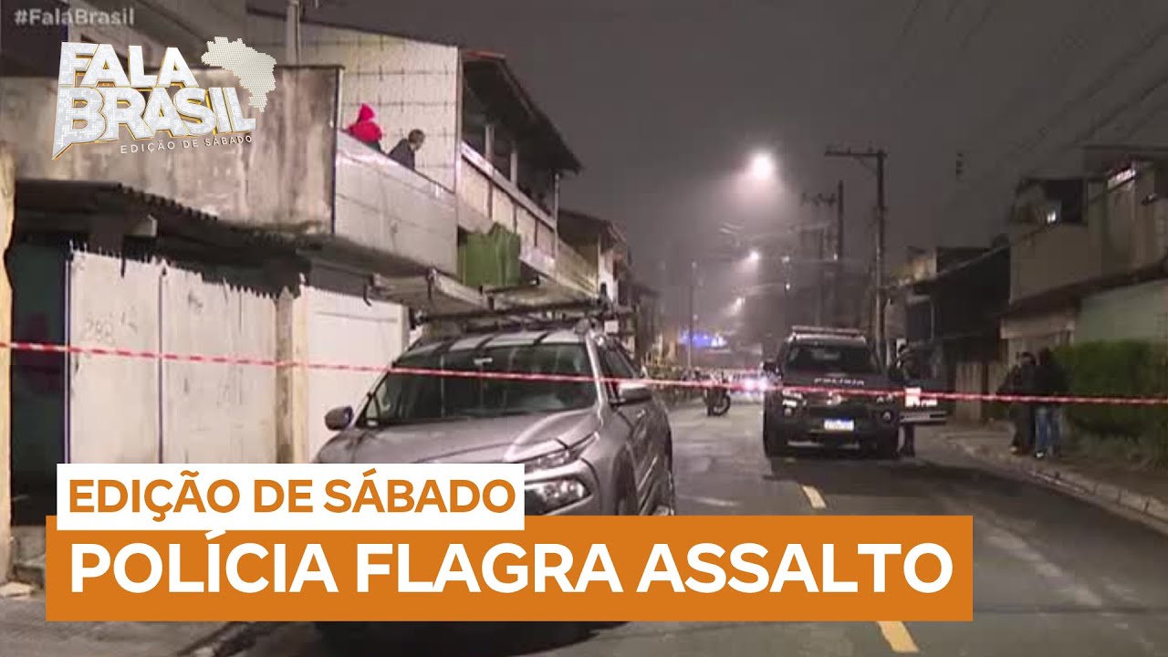 Polícia flagra assalto e salva casal em Santo André (SP)