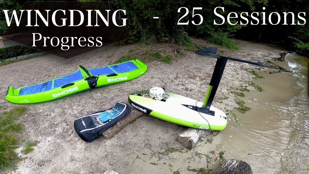 Wing Foil Session nr. 25  -  Opposite Tack's & Downwind 360's  -  GONG HIPE 5,3, Curve XLT & Pulse 6