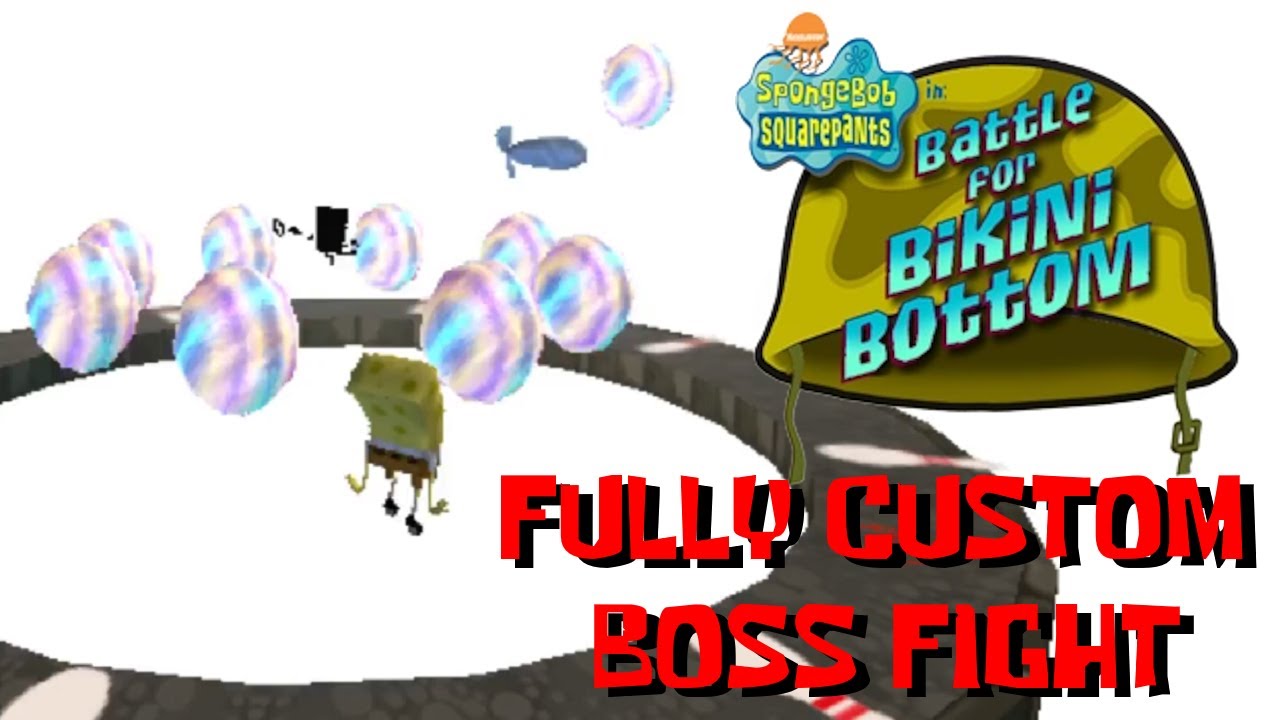 SpongeBob Battle for Bikini Bottom CUSTOM BOSS FIGHT - Shadoo Full Fight (BFBB Mod)