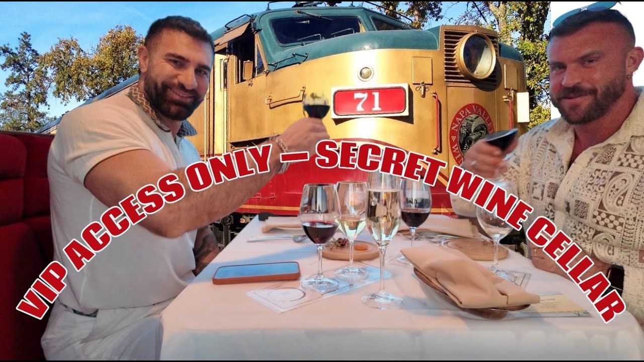 VIP-тур по винному поезду долины Напа 🍷 | Частный тур, секретные комнаты и слишком много вина!