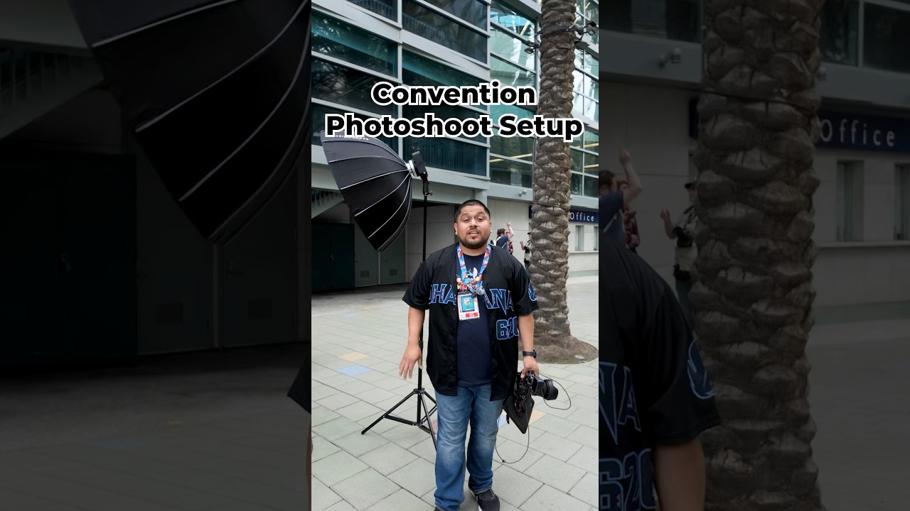 How I Shoot Portraits at Conventions | Photoshoot Setup Breakdown