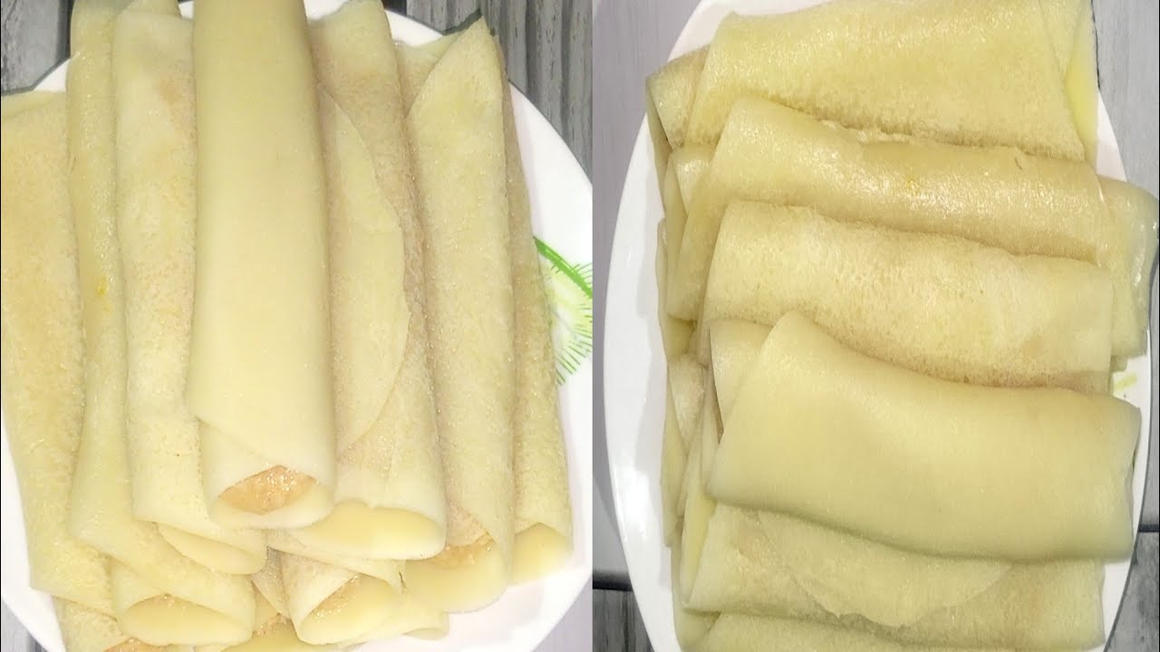 খুব অল্প সময়ে ময়দা দিয়ে খিরসা পাটিসাপটা পিঠা রেসিপি।Patishapta Recipe with bengali style 