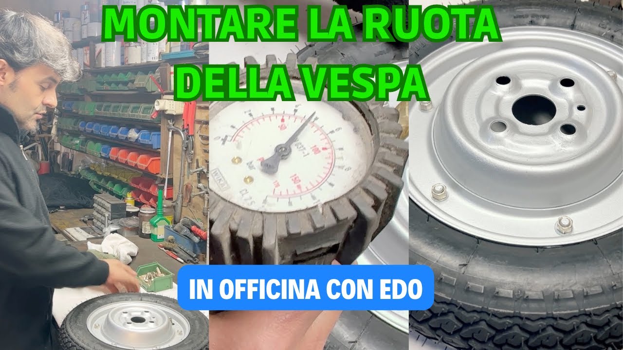 Come montare la ruota della Vespa
