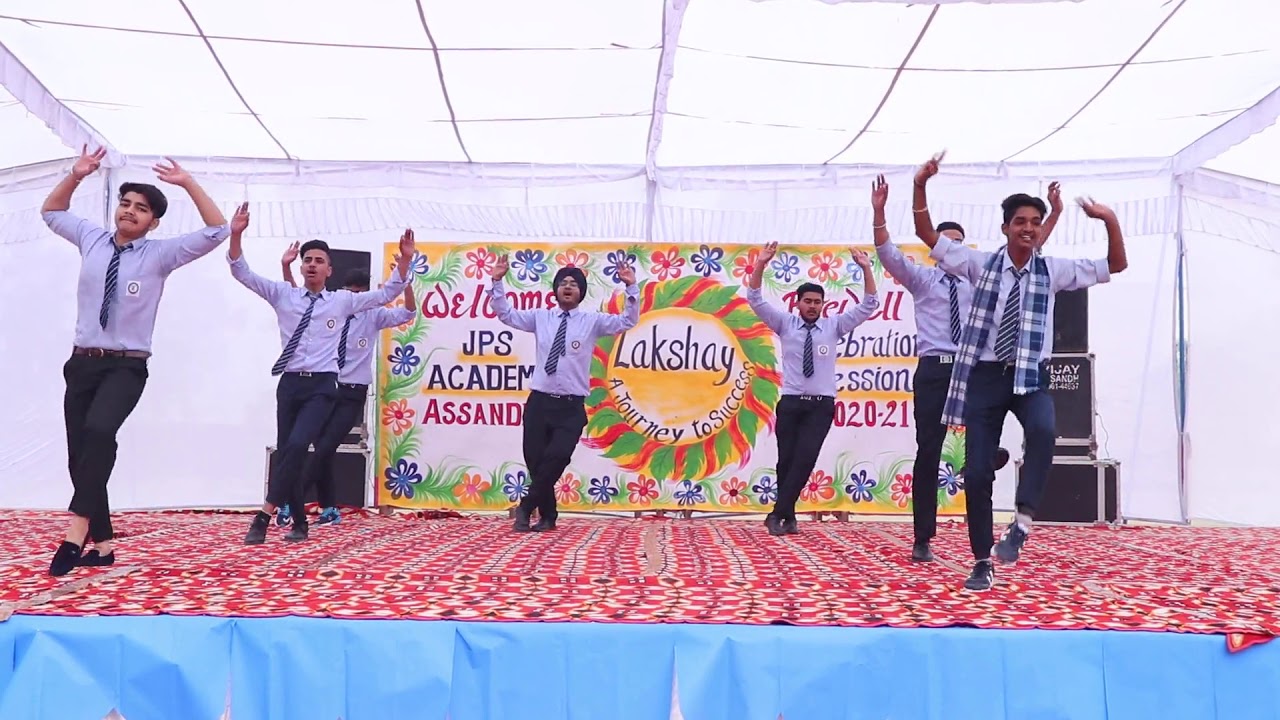 JPS ACADEMY ASSANDH(CBSE Aff. school) - Class XI Boys During Farewell Celebrations session 2020-21