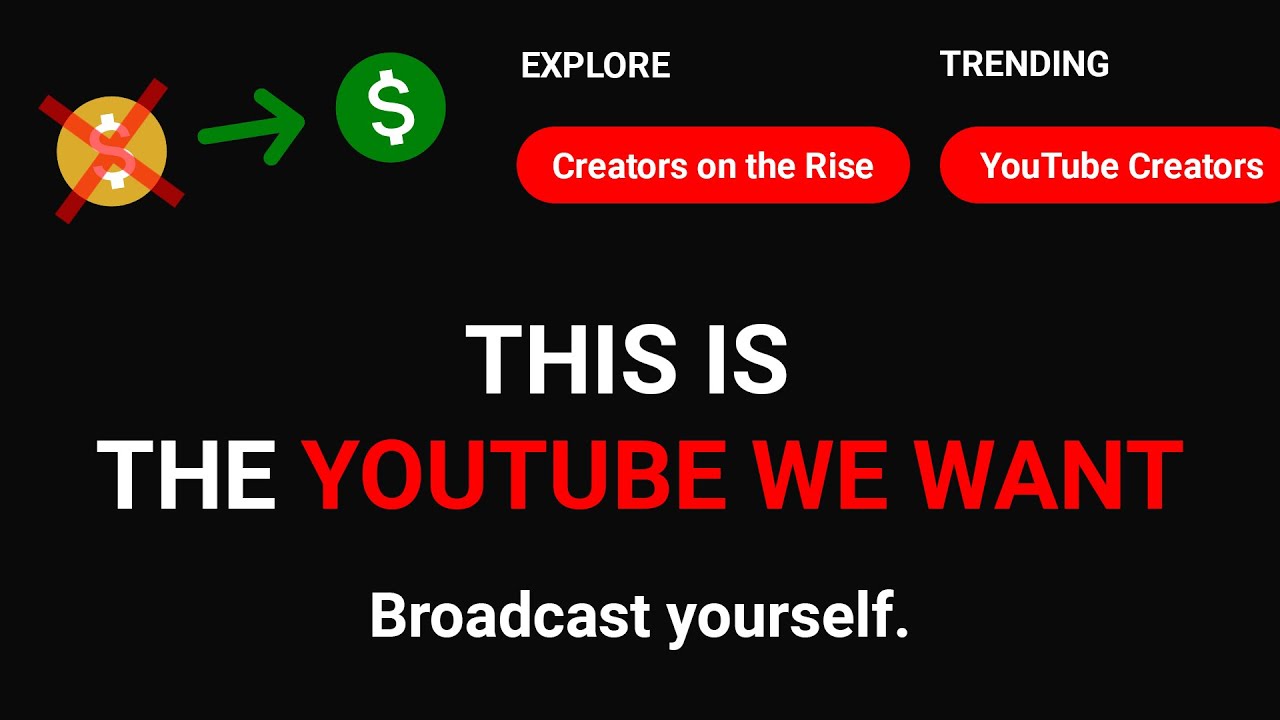 #YouTubeWeWant &mdash; Projekt Przeprojektowania Youtube'a