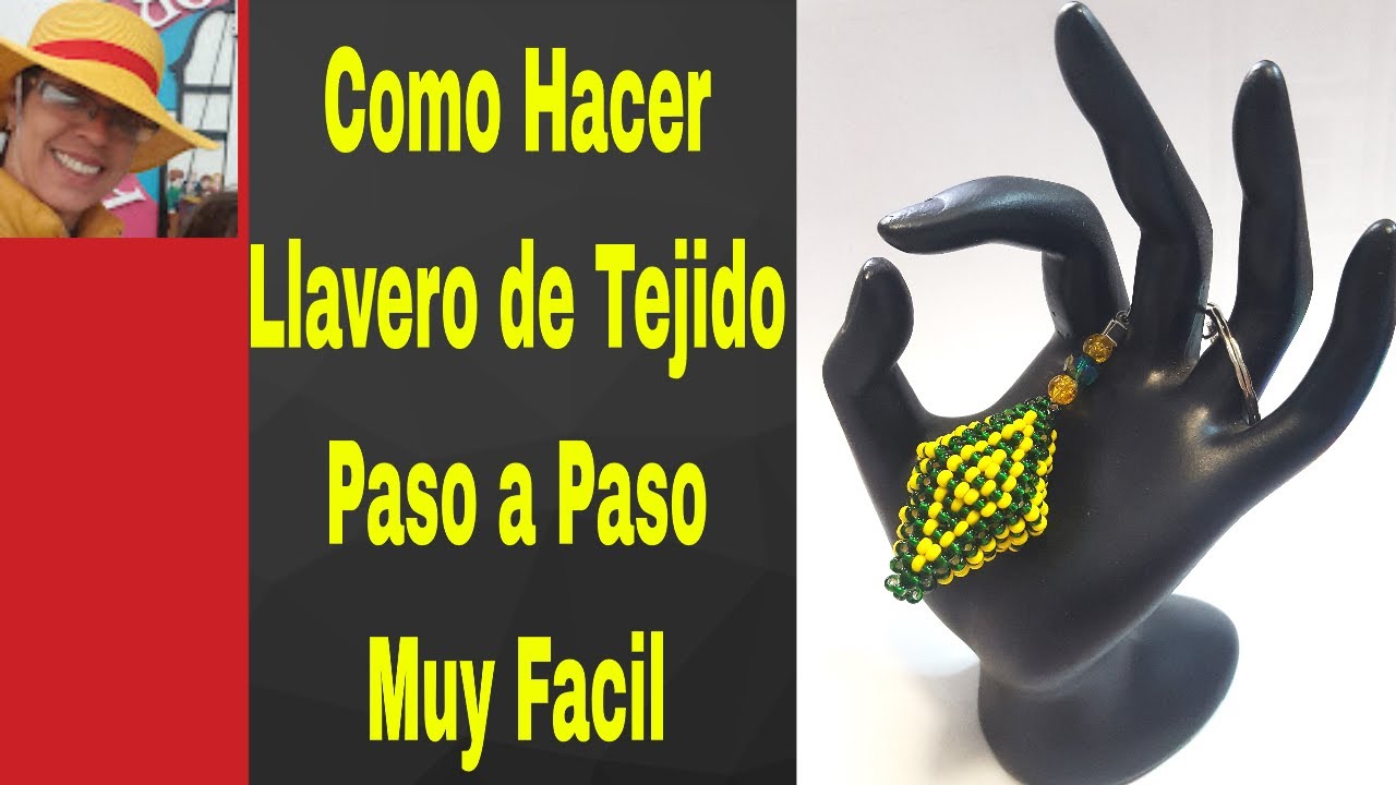 Como Hacer Llavero de Tejido Paso a Paso Muy Facil